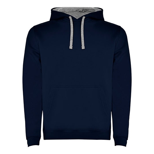 Bluza dziecięca z kapturem RY1067K - Navy Blue 55 & Heather Grey 58