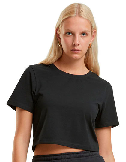 Krótki T-shirt Oversize NM006 - Black