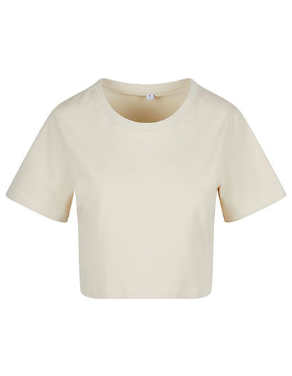 Krótki T-shirt Oversize NM006 - Sand