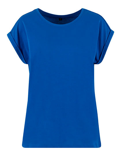 T-shirt Damski Klasyczny Bawelna Organiczna NM007 - Cobalt Blue