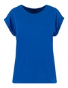 T-shirt Damski Klasyczny Bawełna Organiczna NM007 - Cobalt Blue