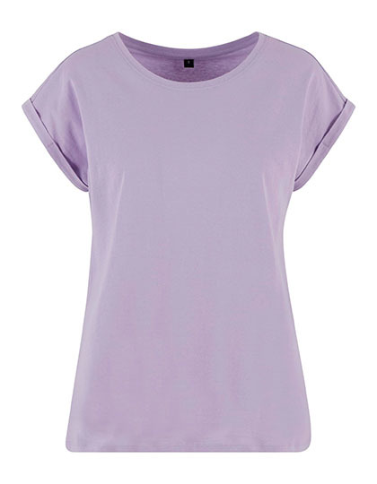 T-shirt Damski Klasyczny Bawelna Organiczna NM007 - Lilac