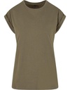 T-shirt Damski Klasyczny Bawełna Organiczna NM007 - Olive