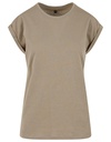 T-shirt Damski Klasyczny Bawełna Organiczna NM007 - Pale Olive
