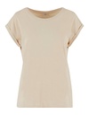 T-shirt Damski Klasyczny Bawełna Organiczna NM007 - Sand