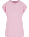 T-shirt Damski Klasyczny Bawełna Organiczna NM007 - Soft Pink