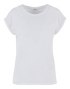 T-shirt Damski Klasyczny Bawełna Organiczna NM007 - White