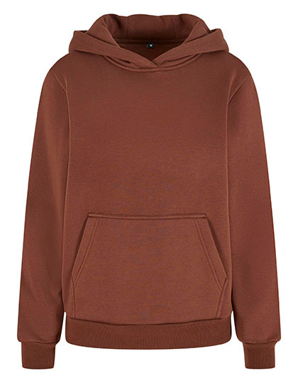 Bluza Damska Luzny Kroj Bawelniana BY289 - Chocolate Brown