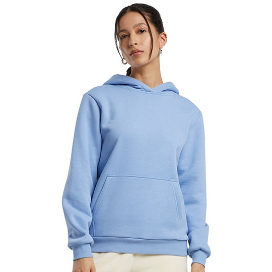 Bluza Damska Luzny Kroj Bawelniana BY289 - Powder Blue