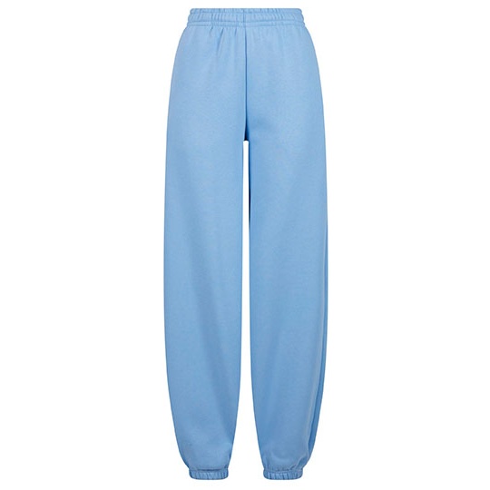 Spodnie Dresowe Damskie Luzne Bawelniane Puszyste BY291 - Powder Blue