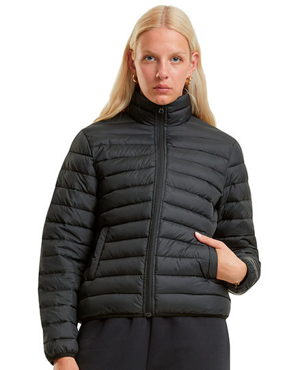 Kurtka Damska Lekka Pikowana Poliester Recykling NM030 - Black