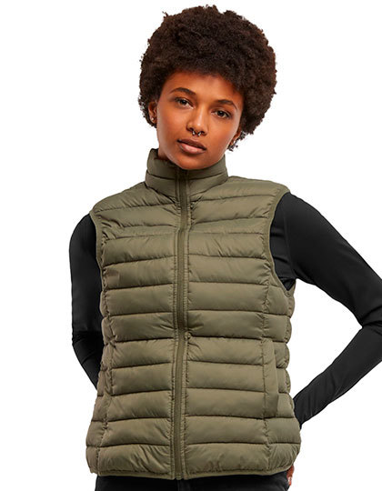 Damska lekka kamizelka pikowana NM032 - Olive