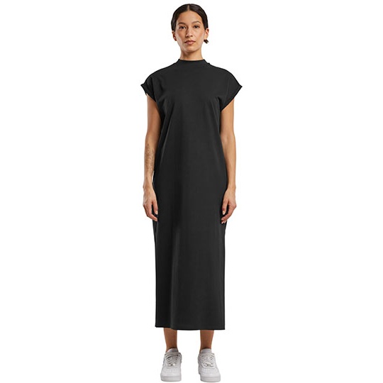 Sukienka Damska Luzna Bawelniana Jersey BY302 - Black