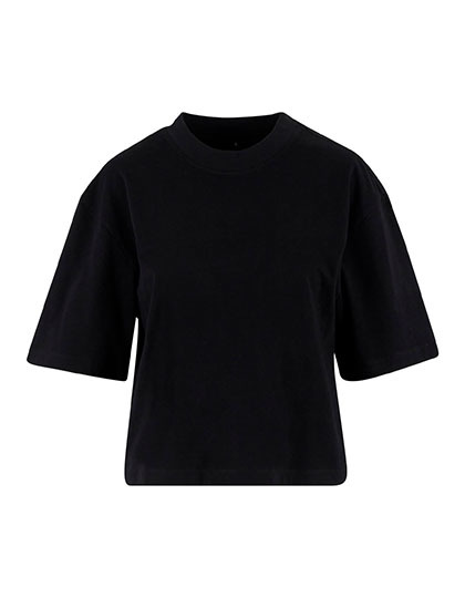 Damski T-shirt Oversize NM008 - Black