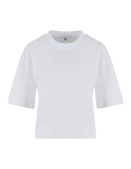 Damski T-shirt Oversize NM008 - White