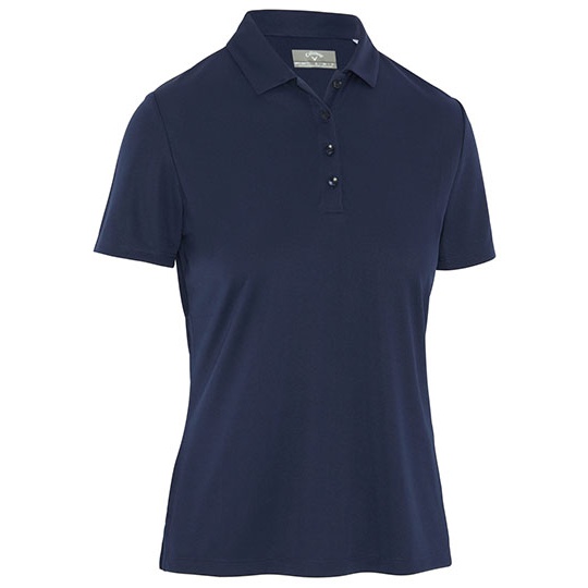 Koszulka Polo Damska Poliester Odprowadzajacy Wilgoc CW511 - Peacoat