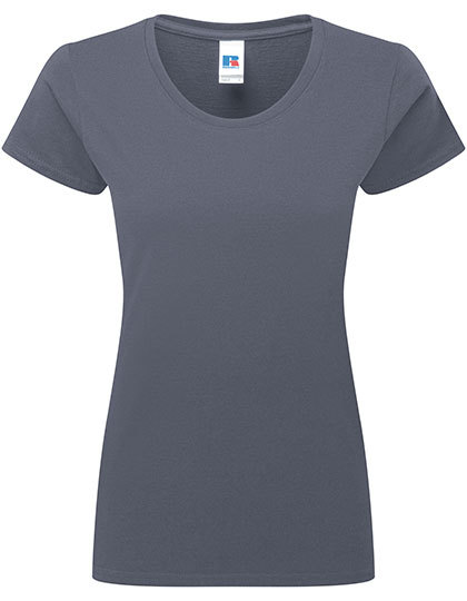 Damski klasyczny T-shirt Z180F - Convoy Grey (Solid)