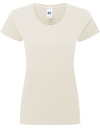 Damski klasyczny T-shirt Z180F - Natural