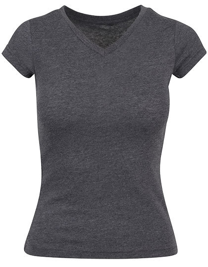 Damska koszulka basic BY062 - Charcoal (Heather)