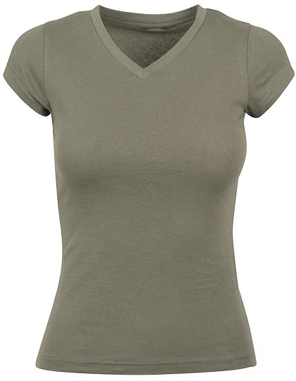 Damska koszulka basic BY062 - Olive