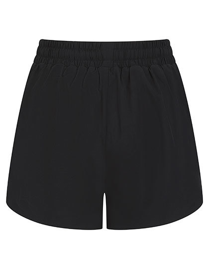 Szorty Dwuwarstwowe Sportowe Odprowadzajace Wilgoc TL616 - Black & Black