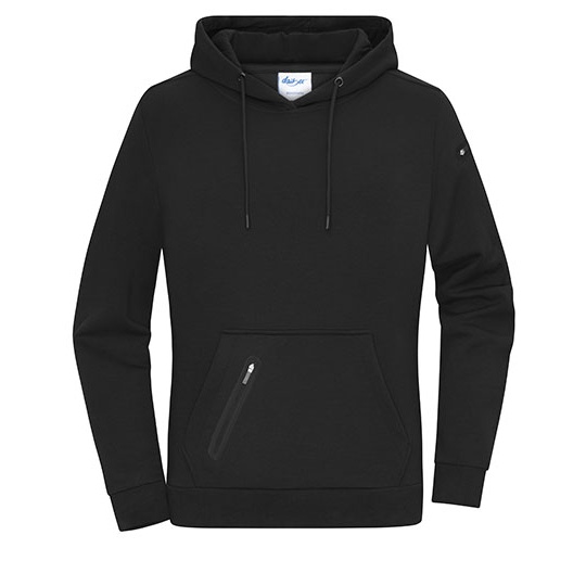 Damska bluza interlock slim JN8045 - Black