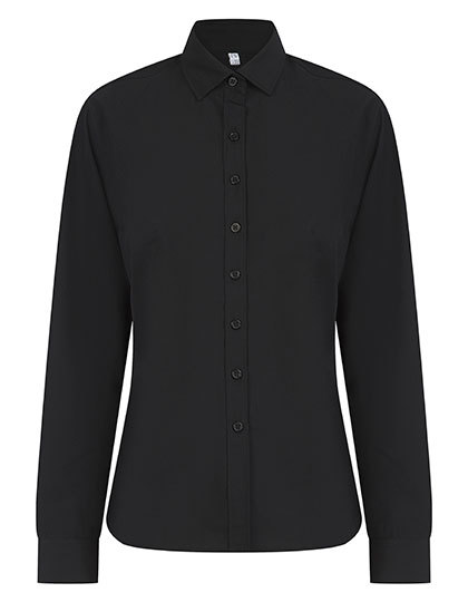 Damska koszula z dlugim rekawem W583 - Black