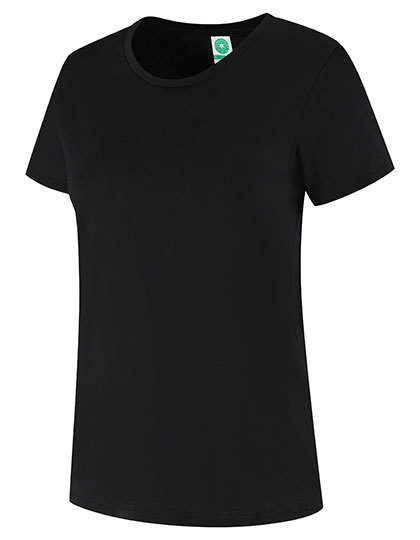 T-shirt Damski Slim Bawelna Organiczna SWGL4 - Deep Black