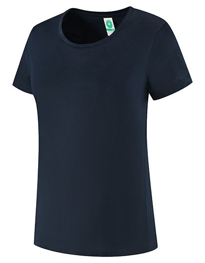 T-shirt Damski Slim Bawelna Organiczna SWGL4 - Deep Navy