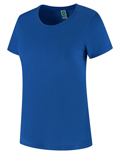 T-shirt Damski Slim Bawelna Organiczna SWGL4 - Deep Royal
