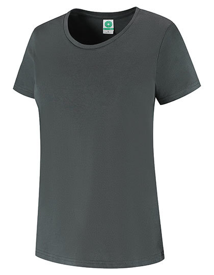 T-shirt Damski Slim Bawelna Organiczna SWGL4 - Gunmetal