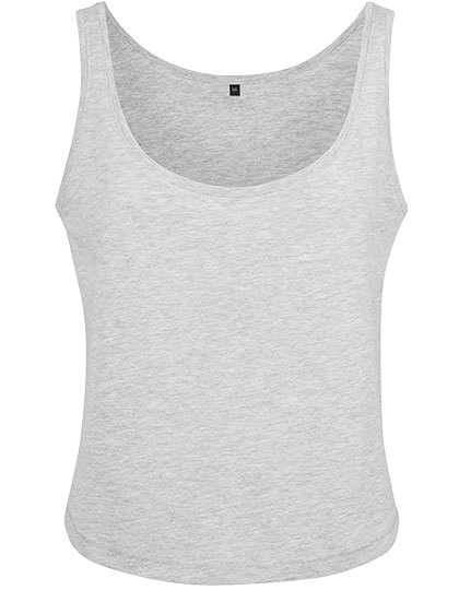 Top Damski Oversize Bawelniany BY051 - Heather Grey