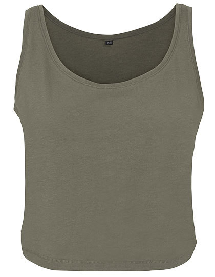 Top Damski Oversize Bawelniany BY051 - Olive