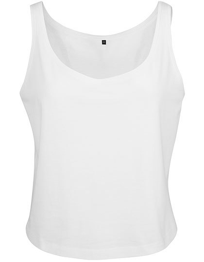 Top Damski Oversize Bawelniany BY051 - White