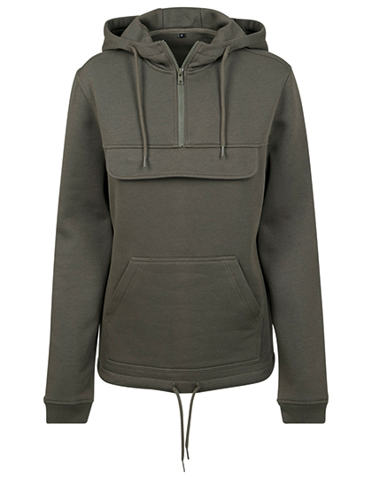 Damska bluza z kapturem BY097 - Olive