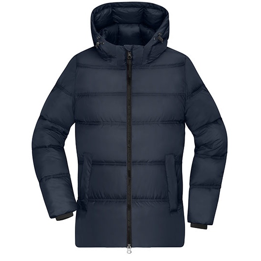 Płaszcz Damski Pikowany Zimowy JN1369 - Navy