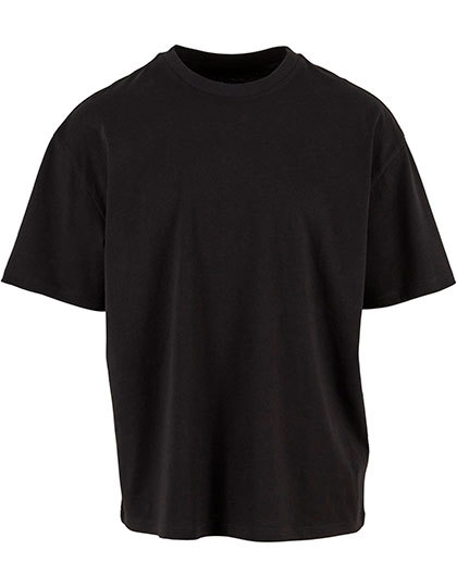 T-shirt Meski Luzny Bawelniany BYBB035 - Black