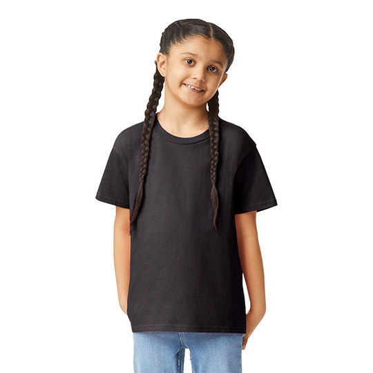 T-Shirt Mlodziezowy Bawelniany G3000K - Black