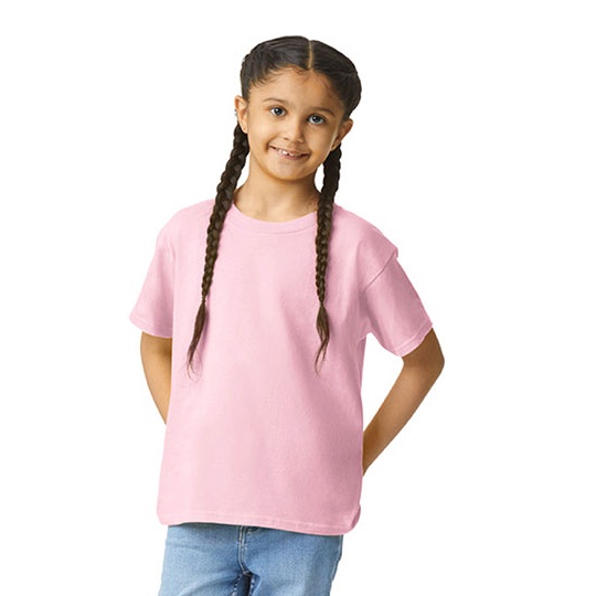 T-Shirt Mlodziezowy Bawelniany G3000K - Light Pink