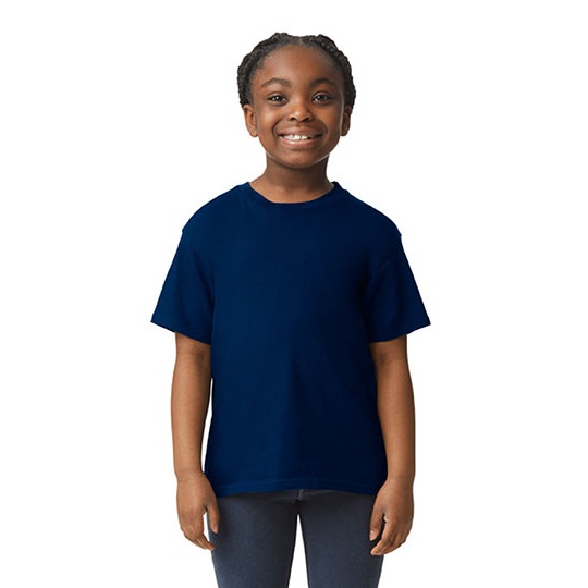 T-Shirt Mlodziezowy Bawelniany G3000K - Navy