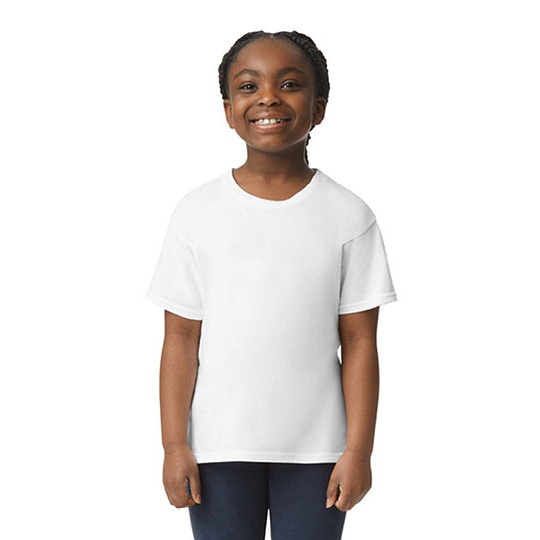 T-Shirt Mlodziezowy Bawełniany G3000K - White