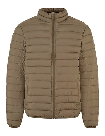 Lekka pikowana kurtka ze stojka NM031 - Olive