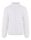 Lekka pikowana kurtka ze stojka NM031 - White