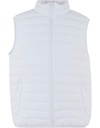 Kamizelka Klasyczna Pikowana Poliester z Recyklingu NM033 - White