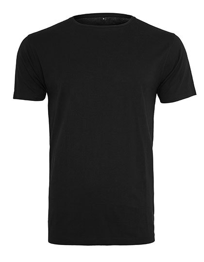 Koszulka Meska Slim Bawelniana BY005 - Black