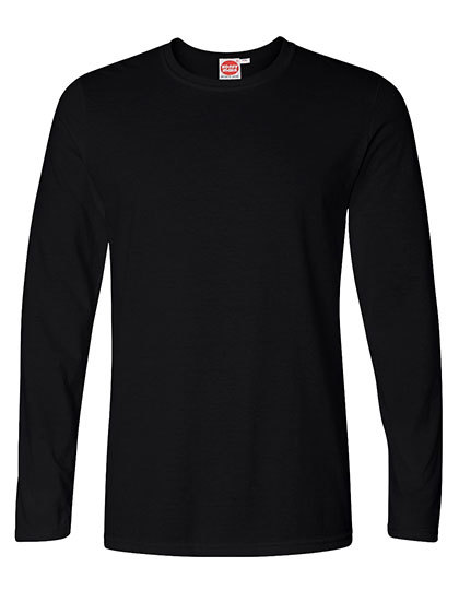 Longsleeve męski klasyczny HY2001 - Black