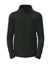 Kurtka Polarowa Meska Rozpinana z Kapturem S5460 - Black Opal Heather