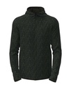 Kurtka Polarowa Meska Rozpinana z Kapturem S5460 - Black Opal Heather