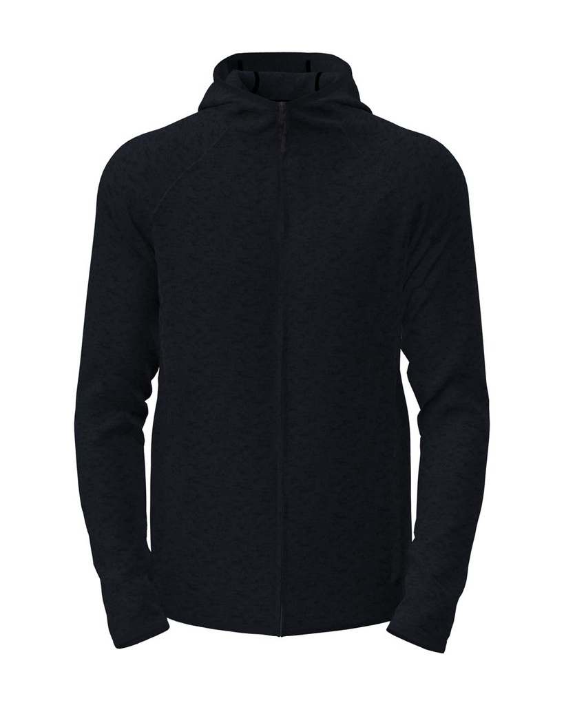 Kurtka Polarowa Meska Rozpinana z Kapturem S5460 - Blue Midnight Heather