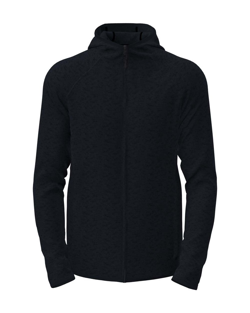 Kurtka Polarowa Meska Rozpinana z Kapturem S5460 - Blue Midnight Heather